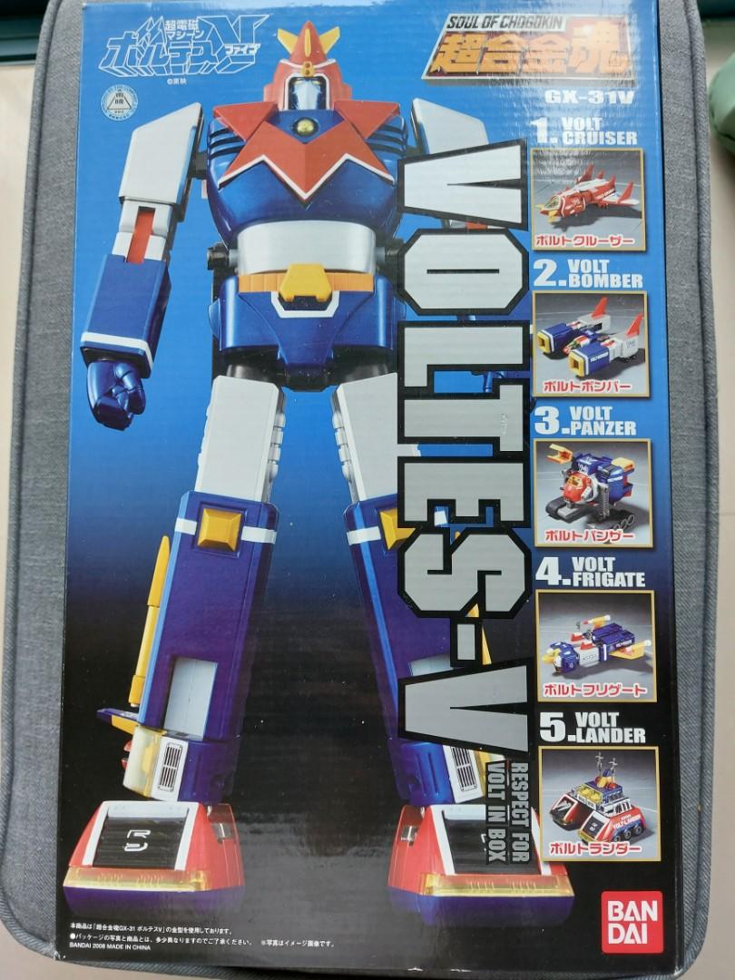 V型電磁俠Voltes V 超合金魂GX31V GX-31V 另有港版贈品, 興趣及遊戲