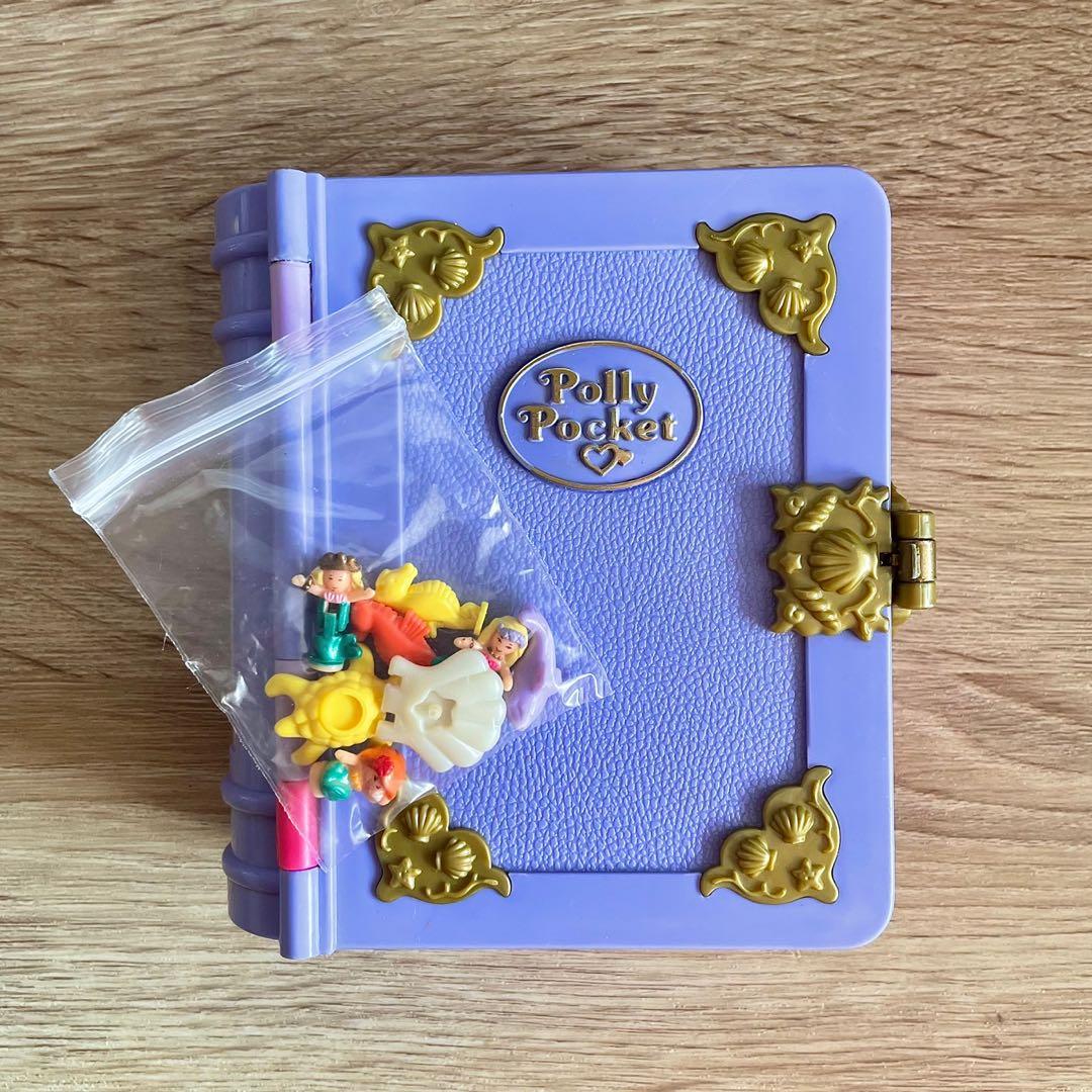 Polly Pocket Bluebird Sparkling Mermaid Adventure 1995 - Complet Et Lumineux !