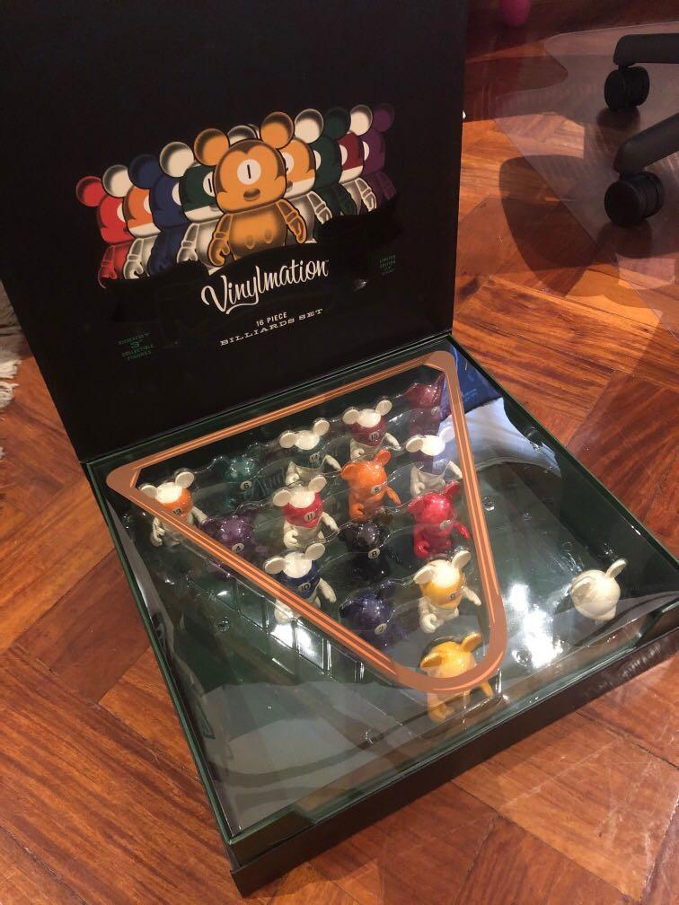 Vinylmation 16 Piece Billiards Set (Category: Designer & Blind Box Toys) located in Quezon City. Submitted by cloudzcojojo (Listing ID 1112992656, Image 3). Description: 3 Inch Vinyl Figures (resembling billiard balls set) Limited Edition Out of 1000 .