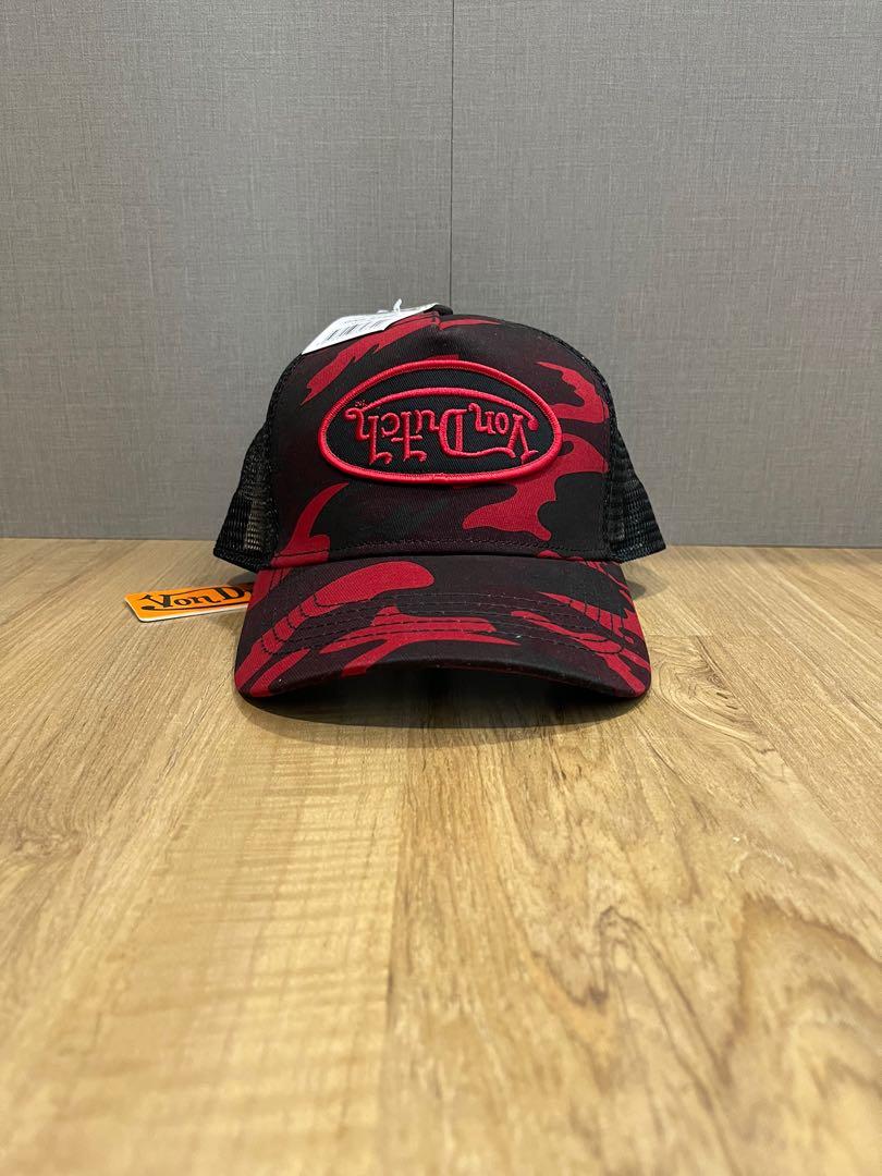 Von dutch shop red camo hat