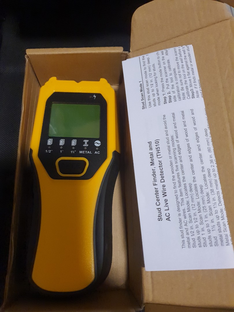 Wall Stud Finder TH510, Furniture & Home Living, Home Improvement