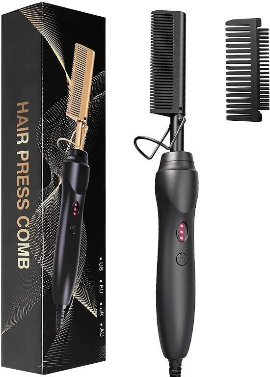Electric hair pressing comb outlet