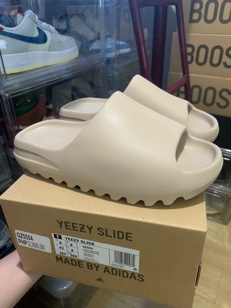 Yeezy Slide Pure, Women's Fashion, Footwear, Slippers and slides on  Carousell