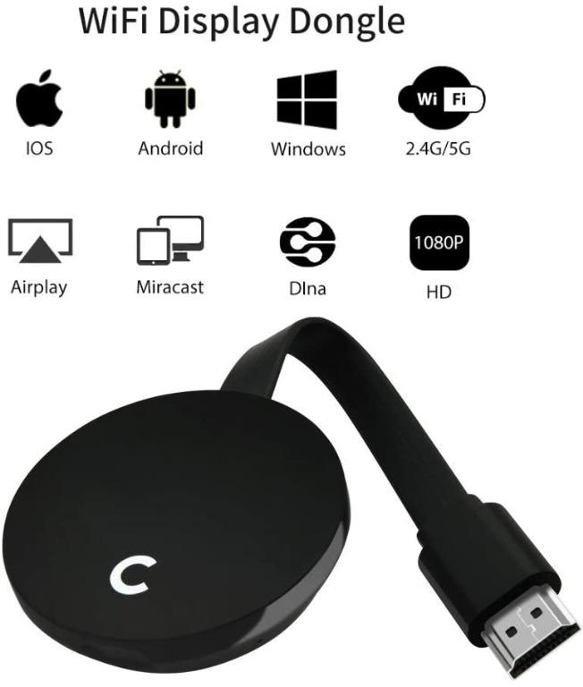 Wireless HDMI Transmitter and Receiver, YEHUA Wireless Video Transmitter,  Wireless HDMI Extender Suitable for Netflix, Meeting Streaming to
