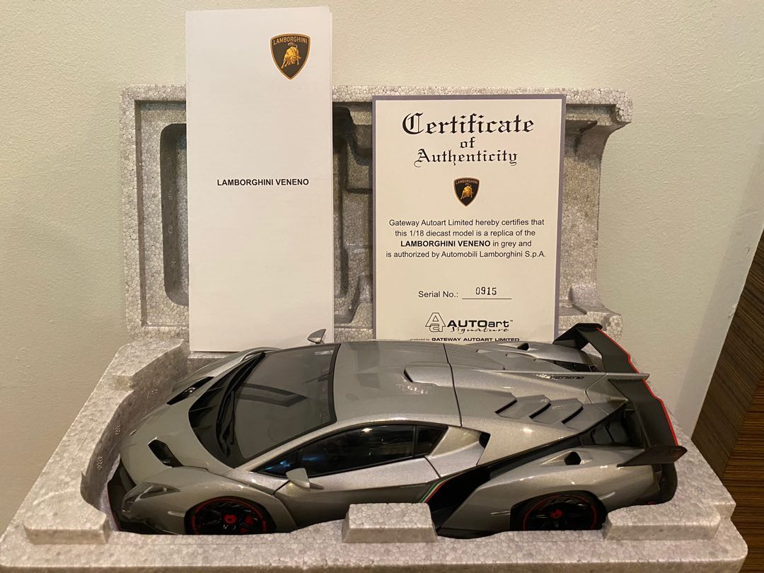 Lamborghini veneno diecast 1 18 sale