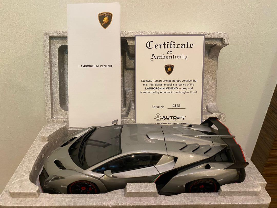 Lamborghini veneno diecast 1 18 online