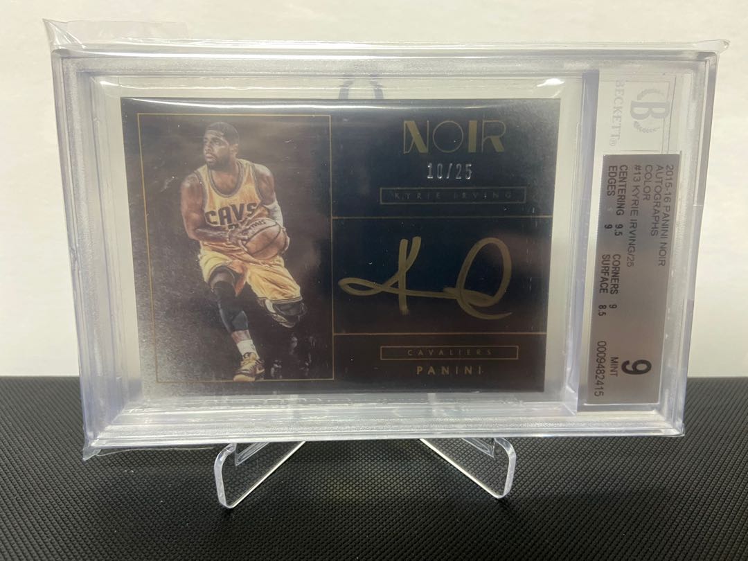 サイン入り】2015-16 Panini Noir Kyrie Irving - スポーツ選手