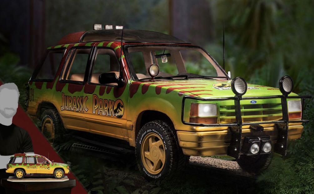 徴徴徴 侏羅紀公園 車 Jungle Explorer 04 Iron Studio Sideshow, 興趣及遊戲, 玩具 & 遊戲類