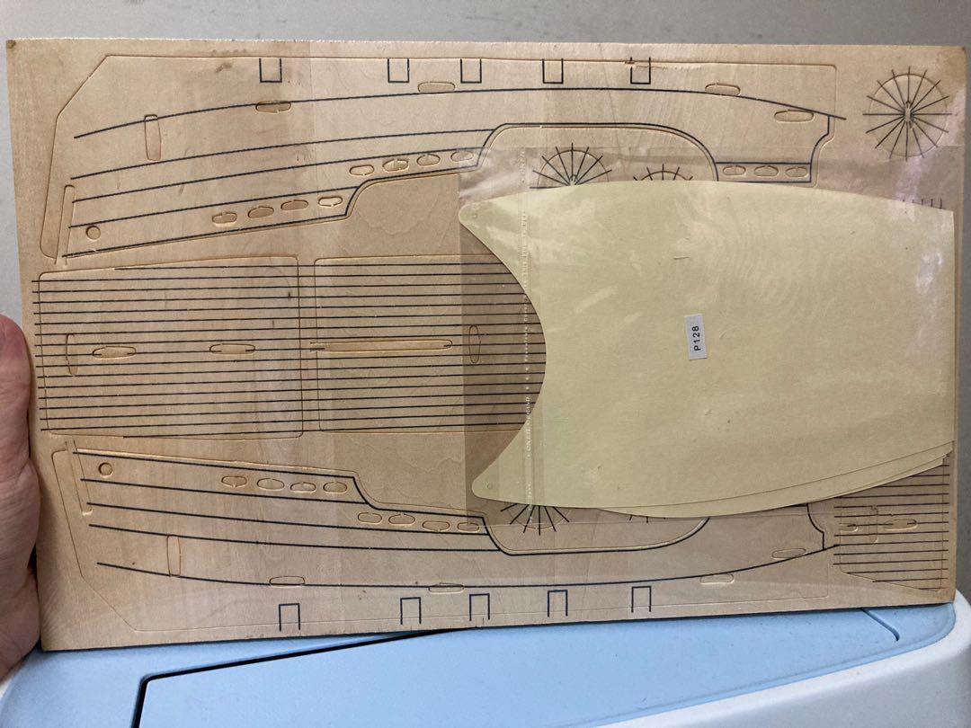 古戰船木模型 ”Eagle” sailing military ship P128 Woodcraft construction kit, 興趣及遊戲, 玩具 & 遊戲類 Carousell