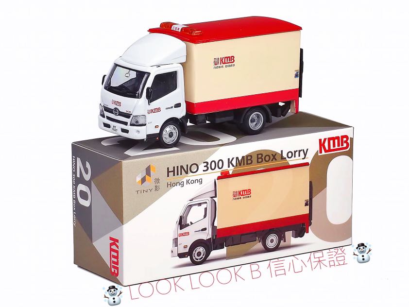 全新未拆Tiny 微影# 20 日野Hino 300 KMB 九巴貨車, 興趣及遊戲, 玩具