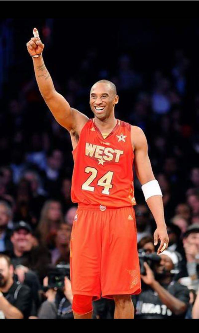 Adidas NBA 2011 All Star Lakers Kobe Bryant MVP Jersey Size M 高比拜仁, 男裝,  運動服裝- Carousell