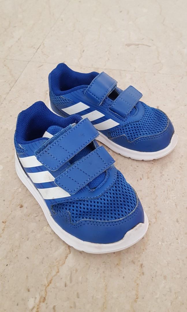 Baby blue adidas toddler shoes hotsell