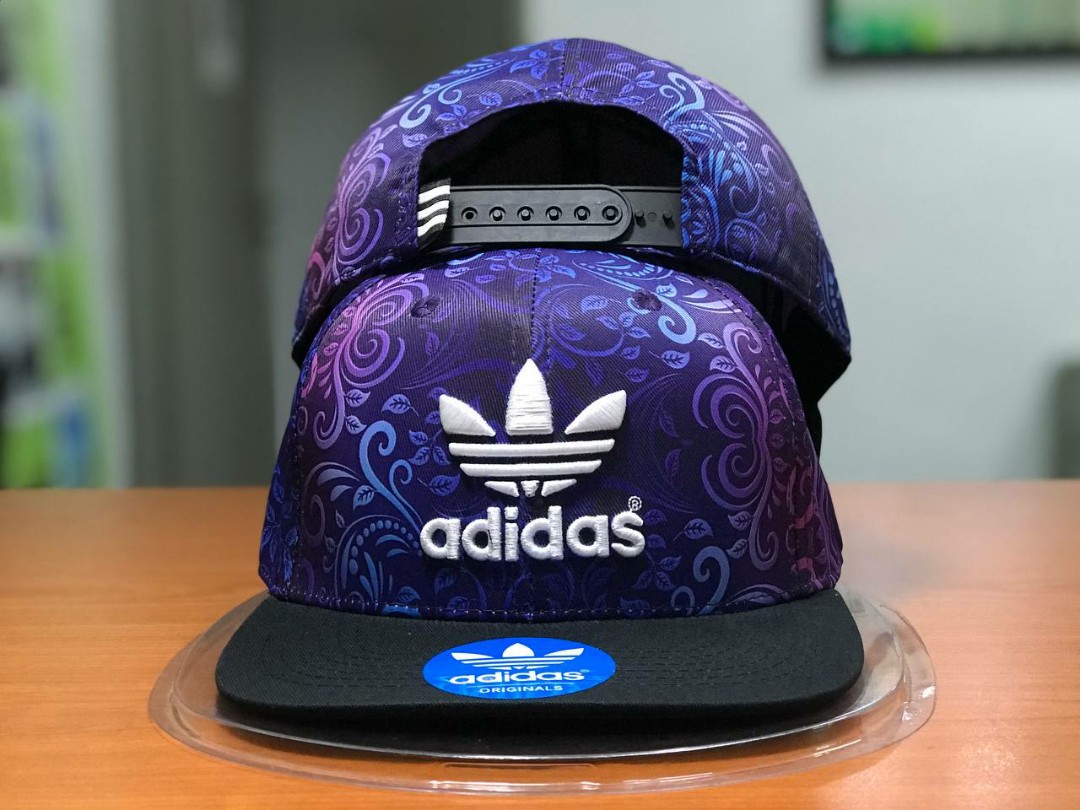 Adidas trefoil snapback hat on sale