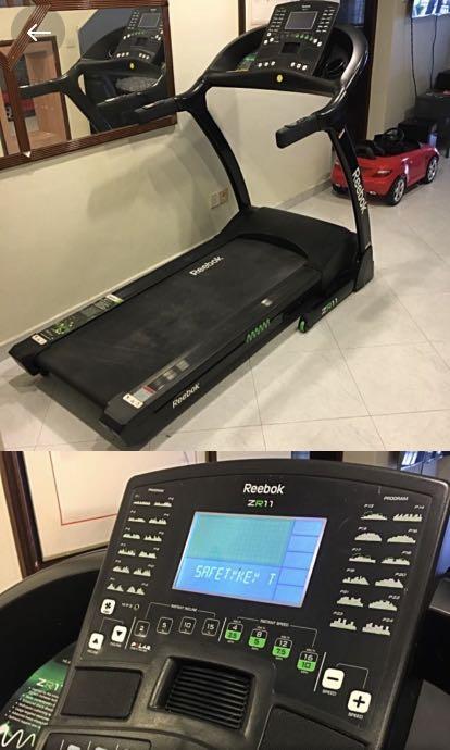 Reebok zr11 treadmill manual on sale