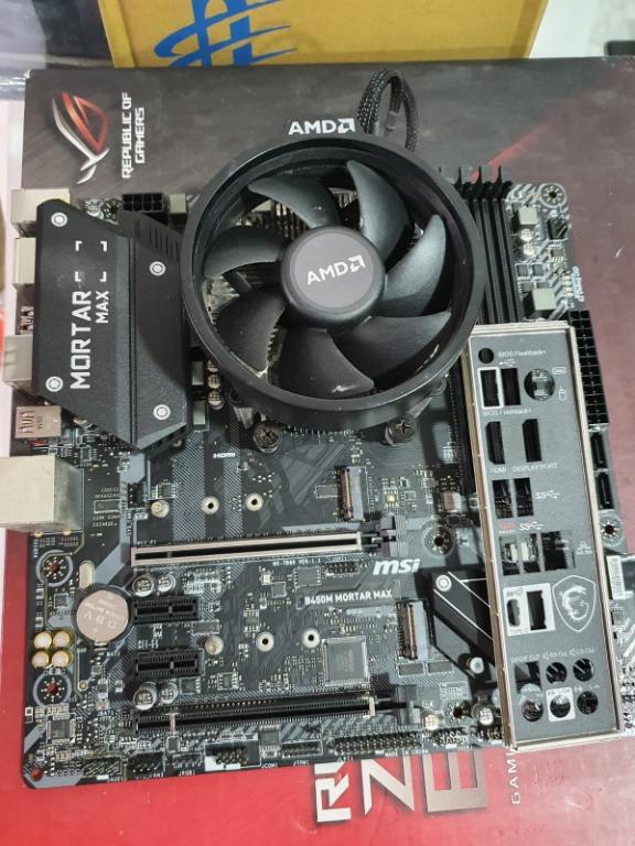 AMD Ryzen 5 3600X + MSI B450M Mortar Max