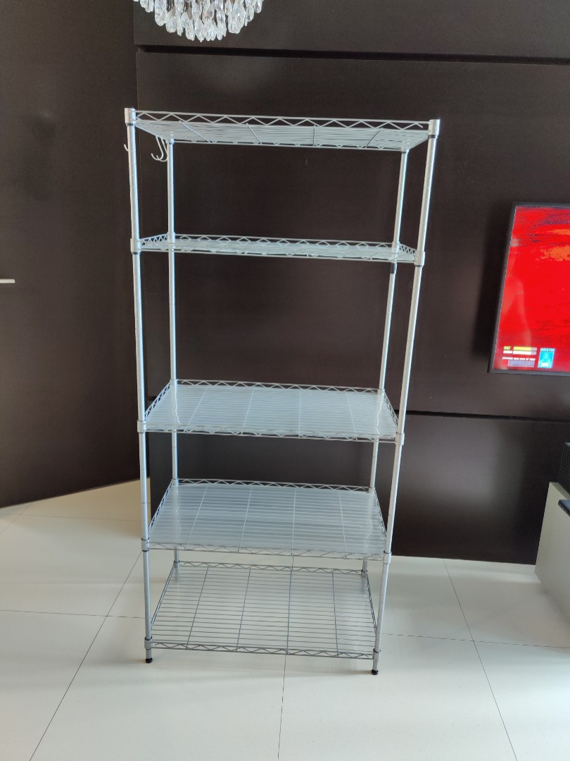 Antirust shelving unit Storage shelf, Furniture & Home Living, Furniture, Shelves,