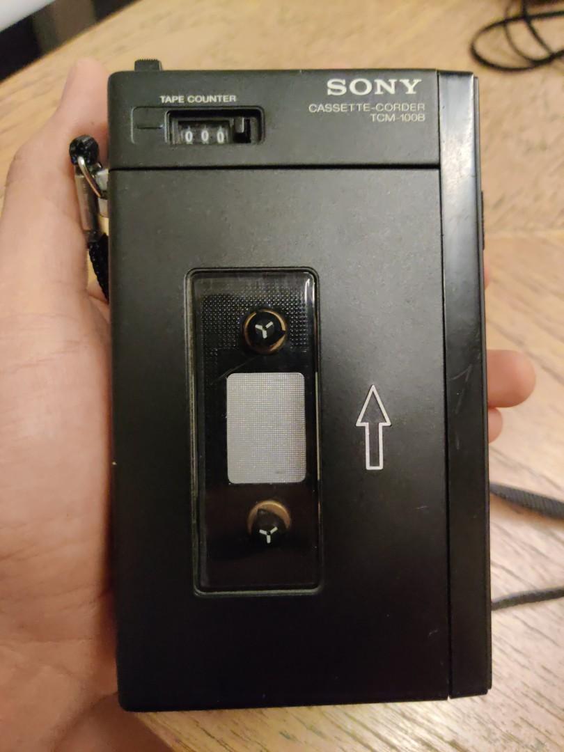 ASSUMED NOT WORKING] Sony TCM-100B Cassette Player, Audio 
