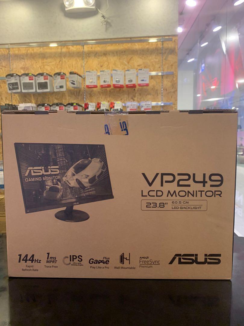 Asus VP249QGR 23.8 inch Gaming monitor, Computers \u0026 Tech, Parts \u0026  Accessories, Monitor Screens on Carousell