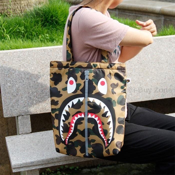 Bape Shark Hand Carry Tote Bag Men s Fashion Bags Sling Bags on
