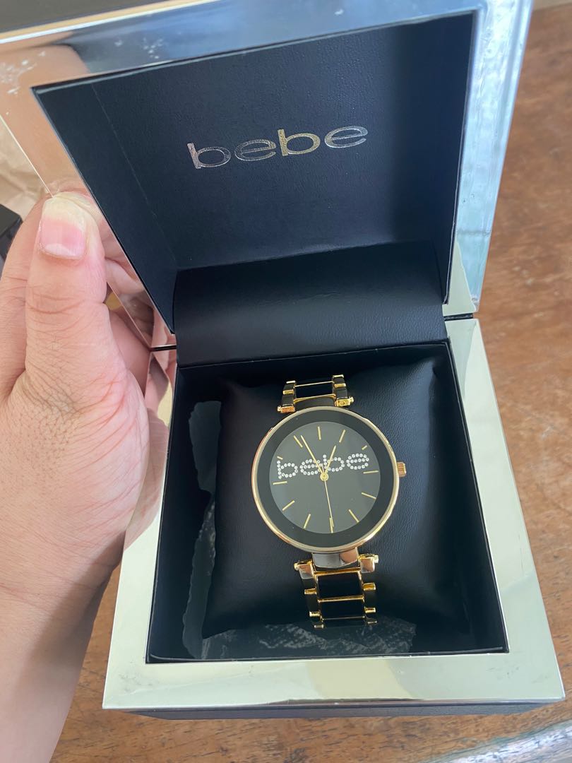 Bebe discount watch black