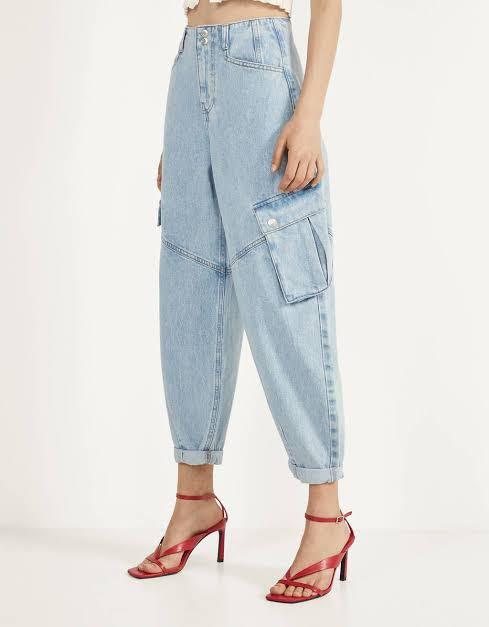 Bershka Cargo jeans baloon jeans mom 