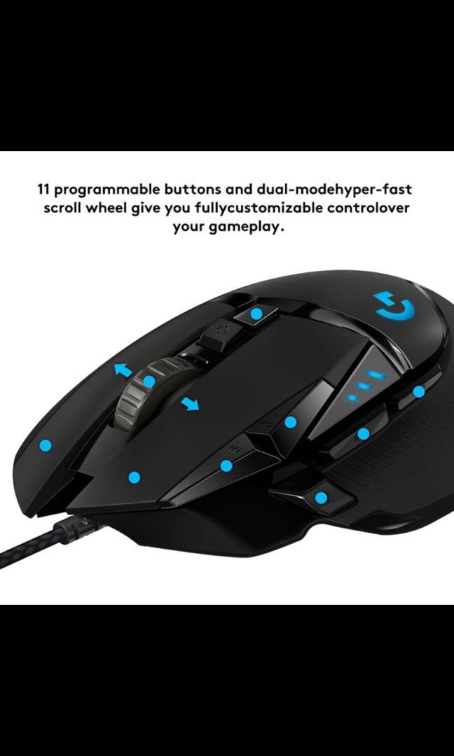BNIB Logitech G502 HERO (Wired) Gaming Mouse with 25K Sensor RGB