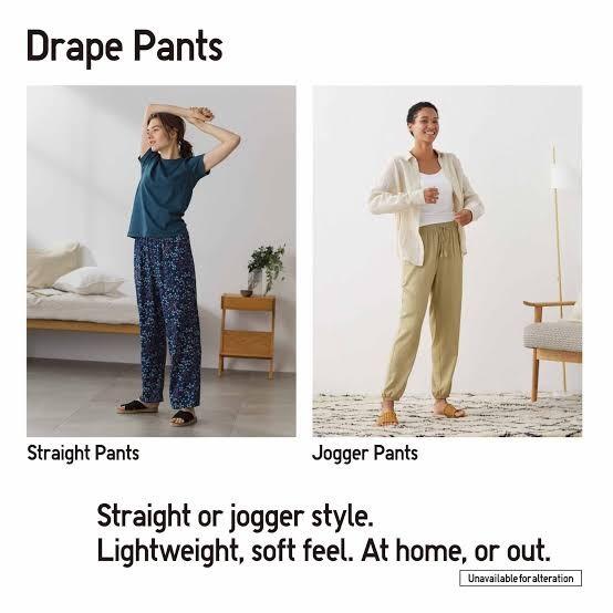 Drape Jogger Pants (Front Straight)