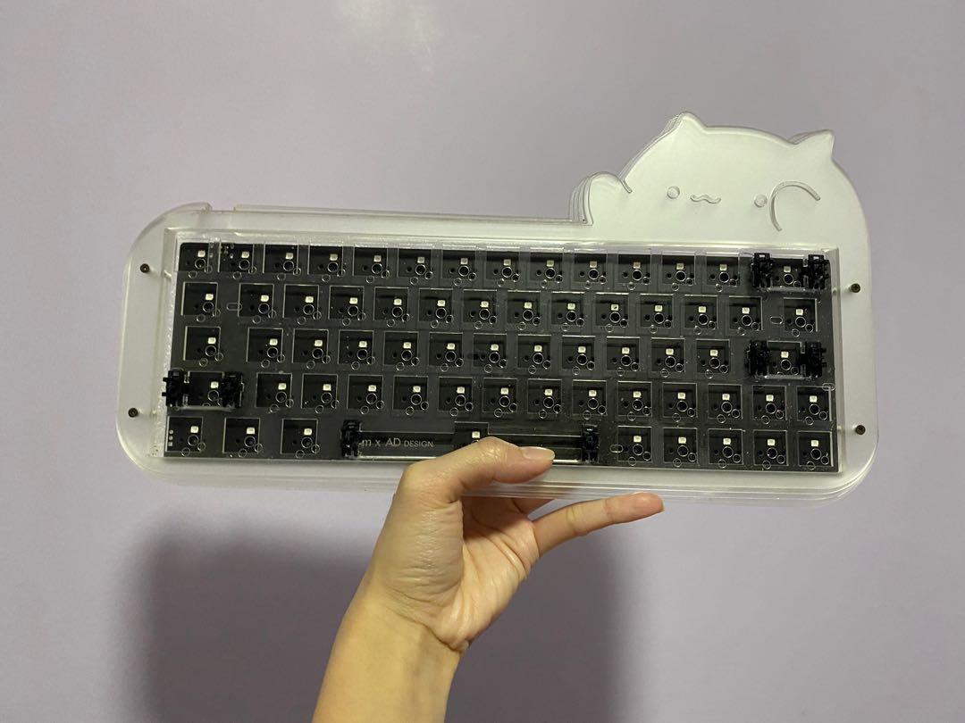 Bongo Cat Stacked Acrylic Barebones Keyboard, Computers & Tech, Parts