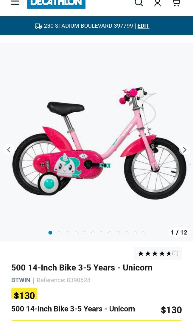 btwin kids cycle
