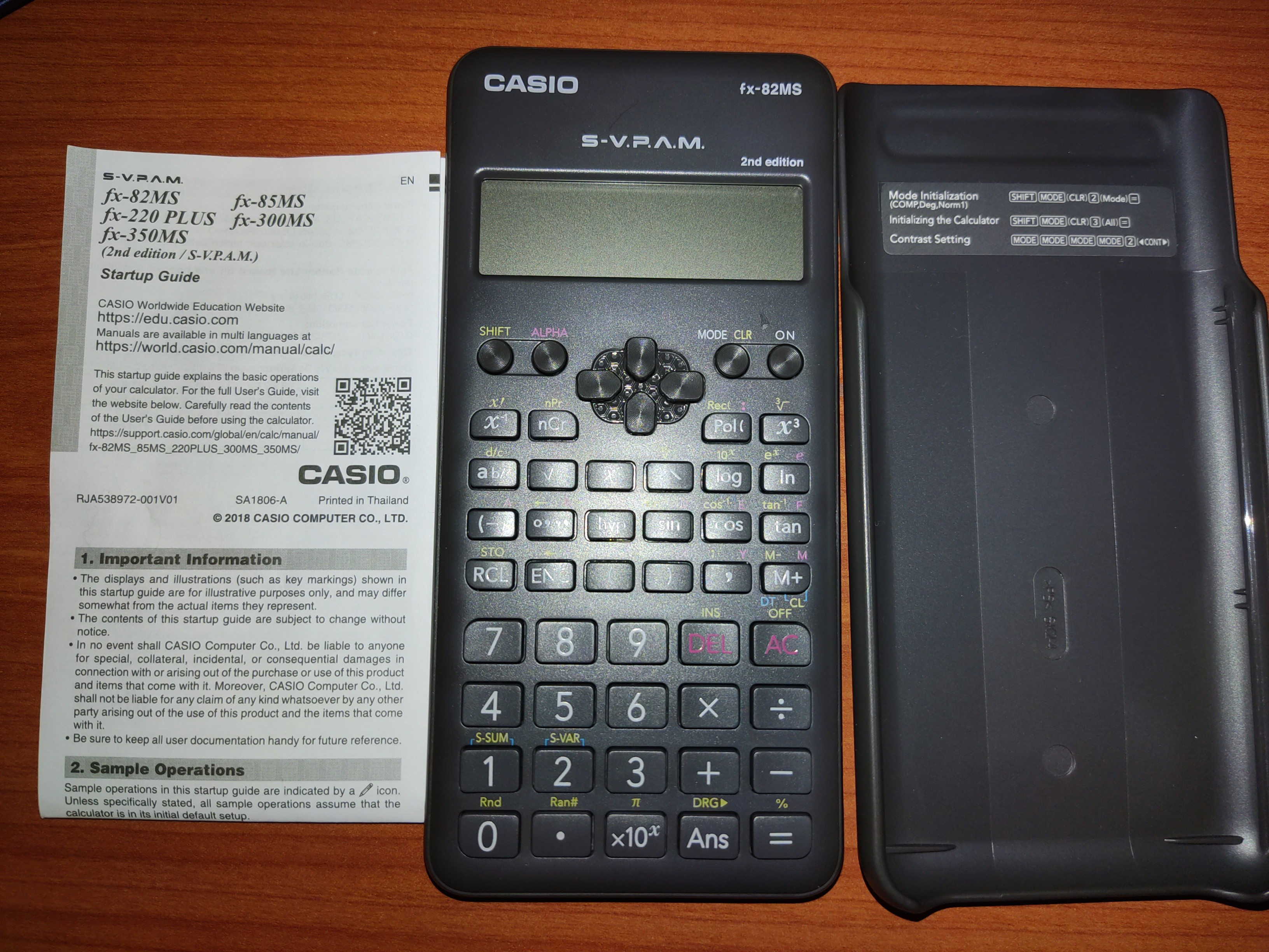 Casio fx-82MS 2nd Edition (Statistics), Hobbies & Toys, Stationery ...