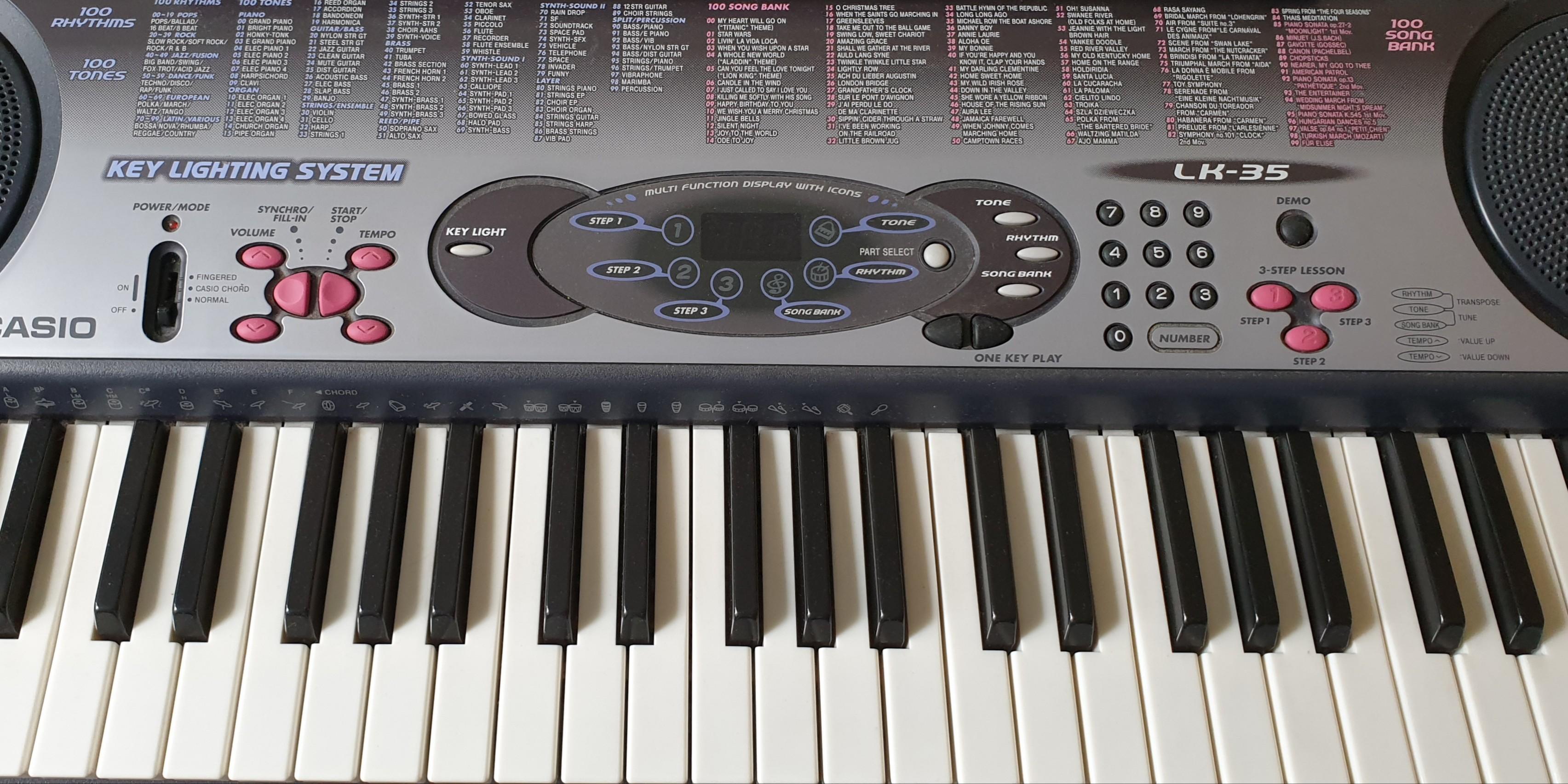 Casio lk 35 keyboard 2025