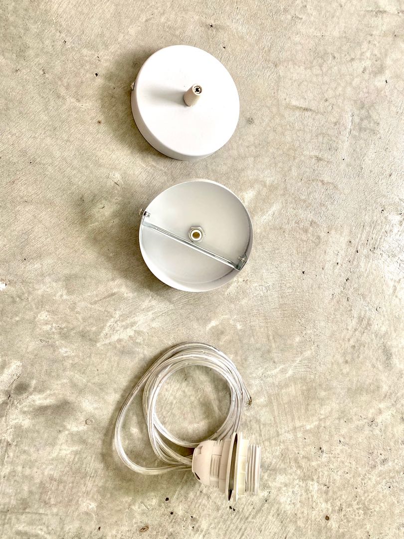 Ceiling light Base Plate/Cord set, Furniture & Home Living, Lighting