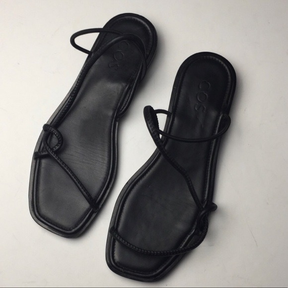Cos leather shop strap sandals