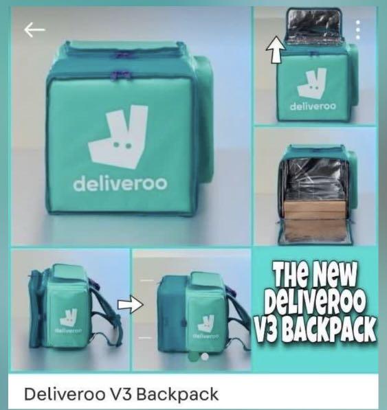 Deliveroo big bag V3, Everything Else on Carousell