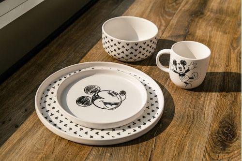 Disney Mickey Mouse Dinnerware Set NTUC Furniture Home Living Kitchenware Tableware Dinnerware Cutlery on Carousell