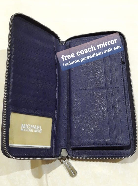 MK purple wallet