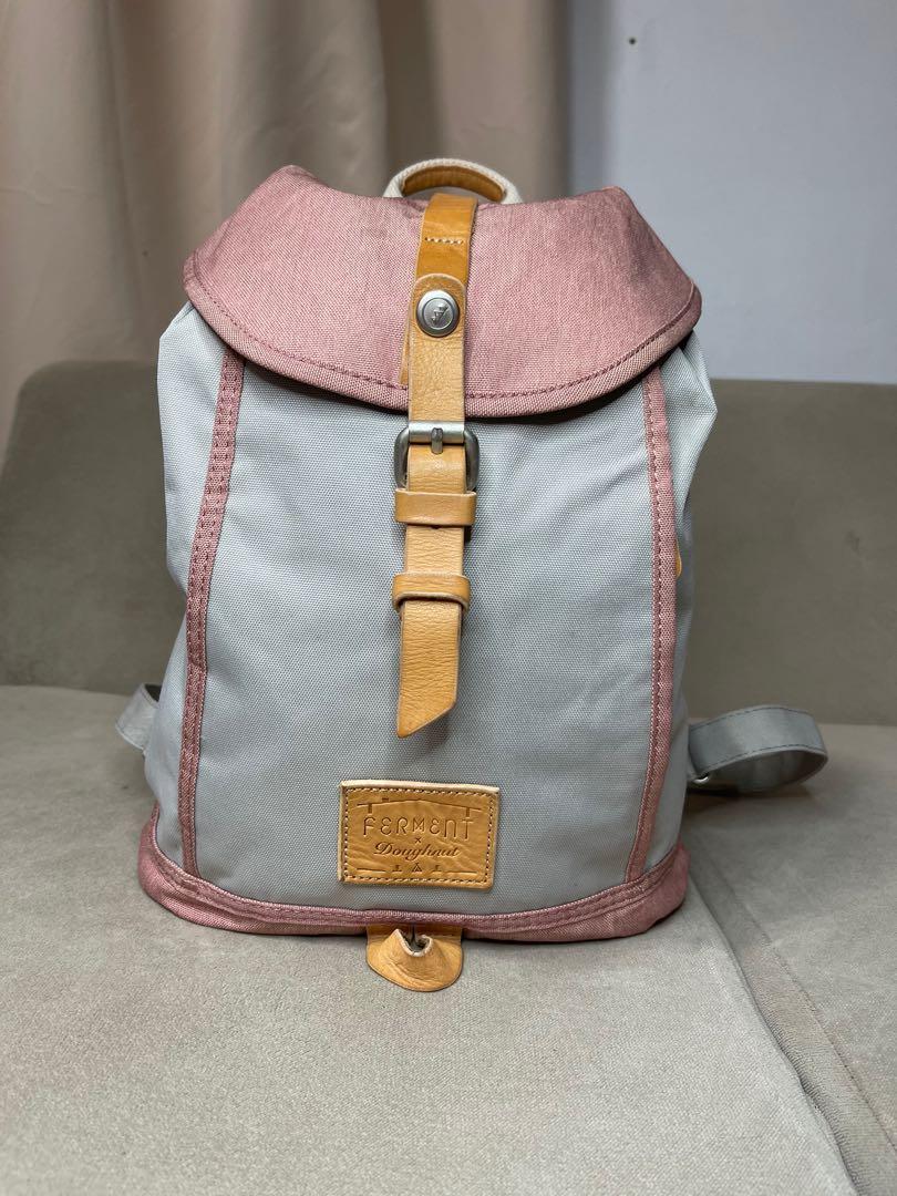Doughnut x Ferment Mini Backpack (Category: Backpacks) located in Mandaluyong City. Submitted by kai.gt (Listing ID 1113186287, Image 2). Description: Small yet very spacious Normal signs of usage.