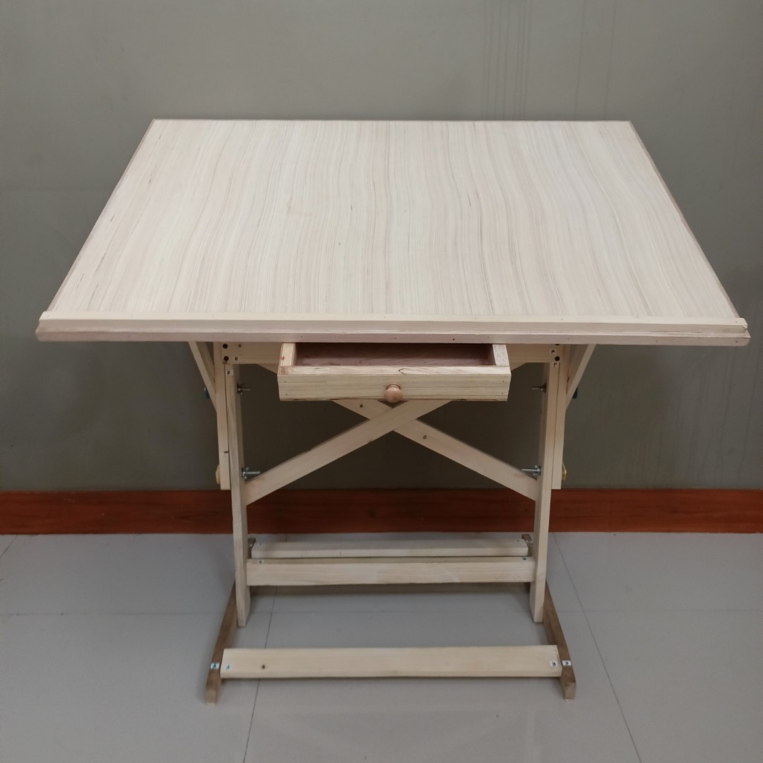 Drafting Table with adjustable tilt, height, drawer and ledge
