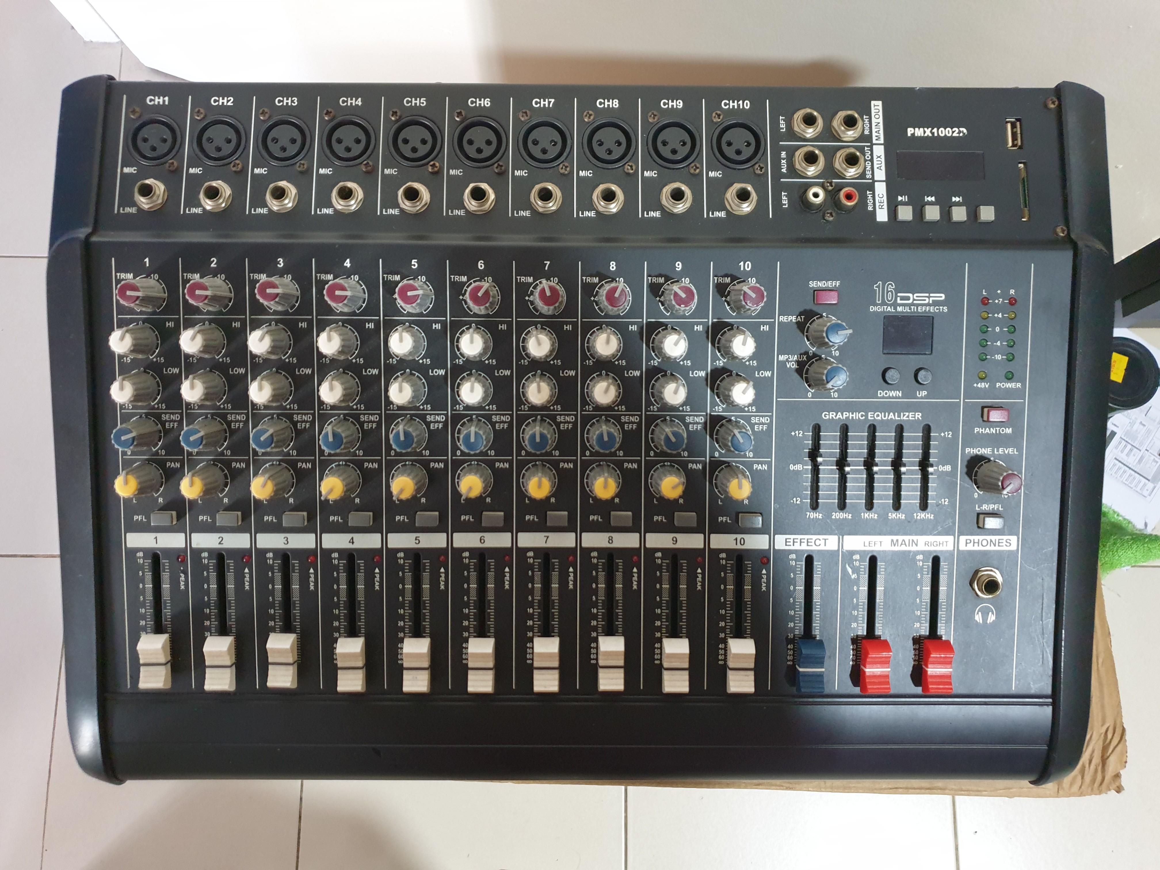 DSP Professional Power Mixer, Audio, Soundbars, Speakers & Amplifiers ...