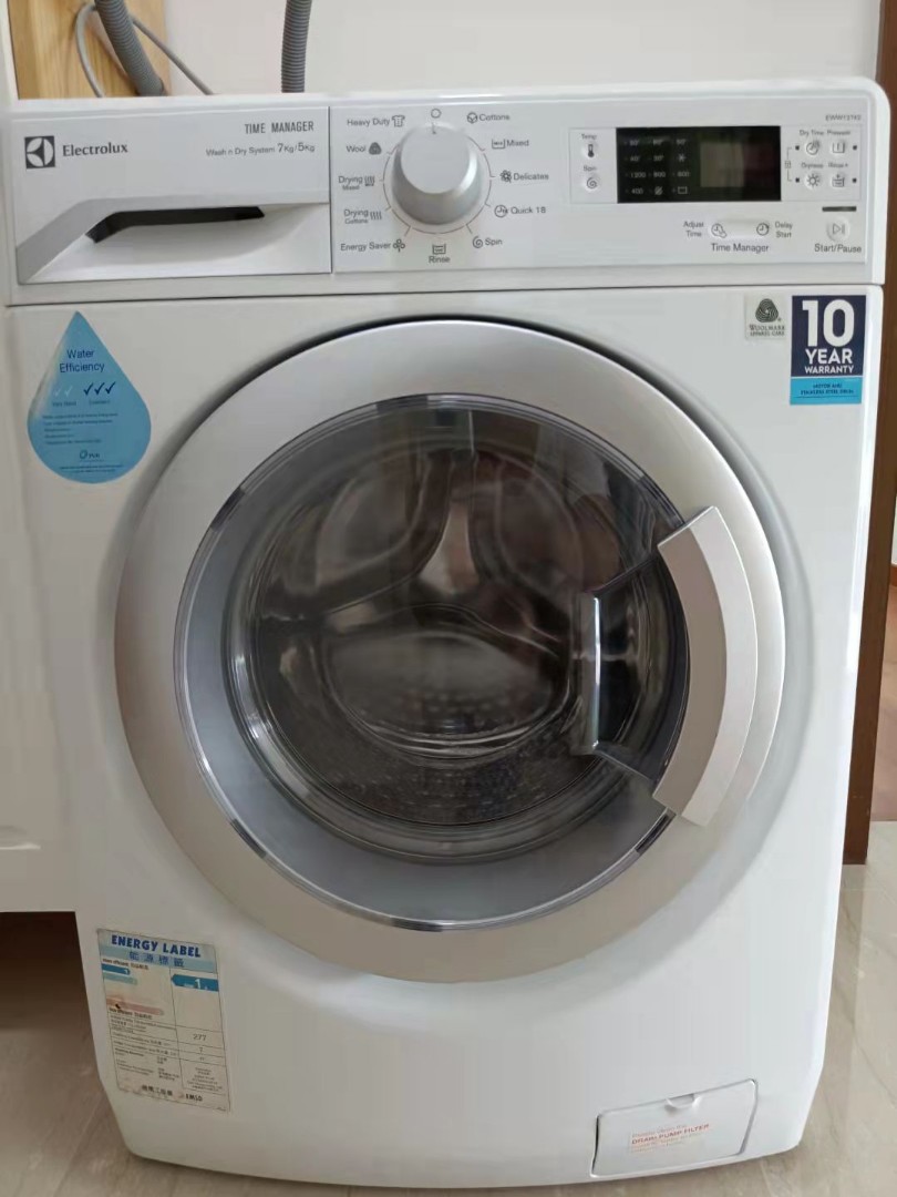 Electrolux EWW12742 7kg/5kg Washer Dryer, TV & Home Appliances, Washing