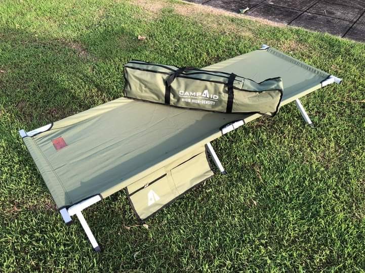 Campaid folding bed top