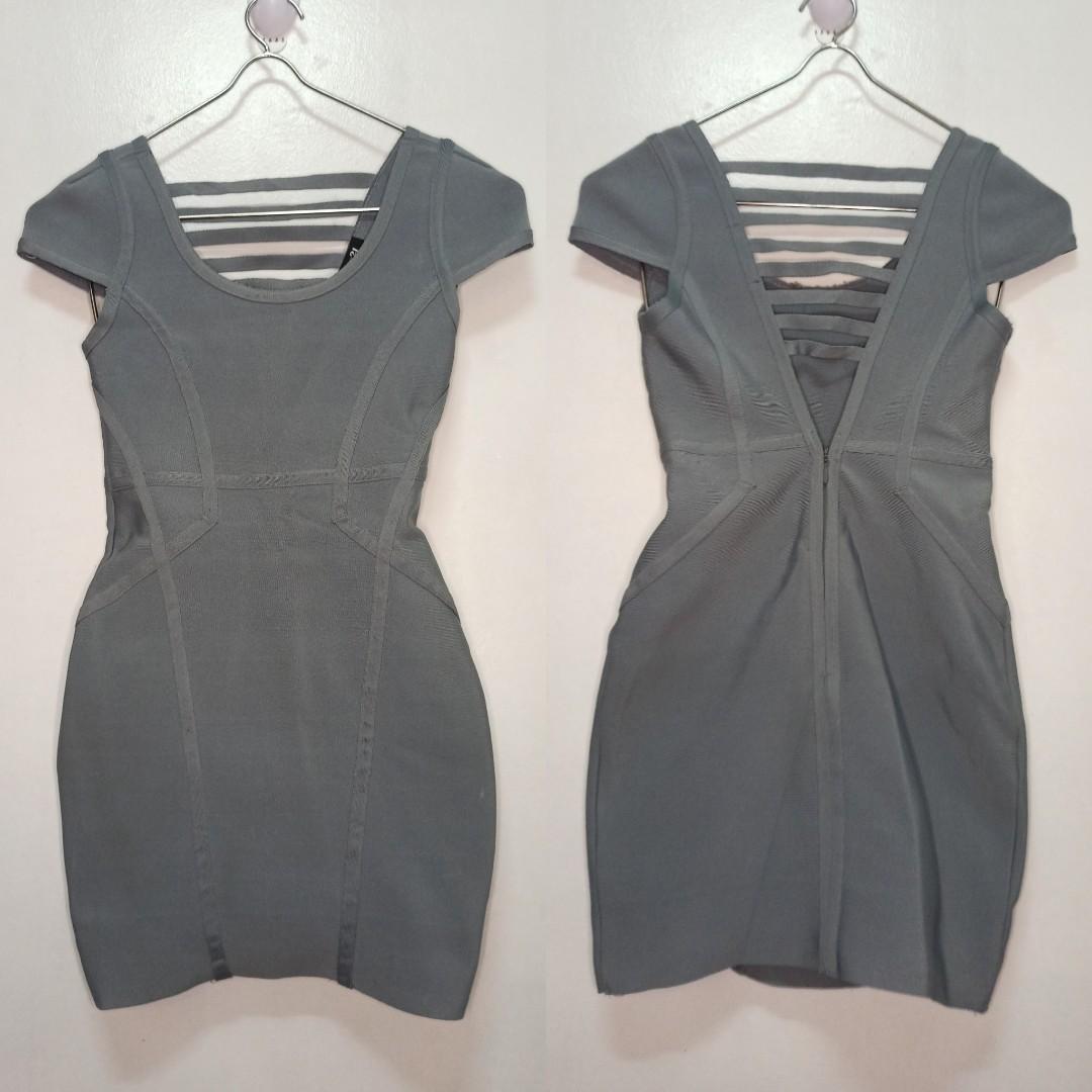 Forever 21 Bandage Dress (Category: Dresses) located in Davao. Submitted by camiza (Listing ID 1113243064, Image 1). Description: Gray Bandage Dress Body Hugging Never Worn; Just Stored.
