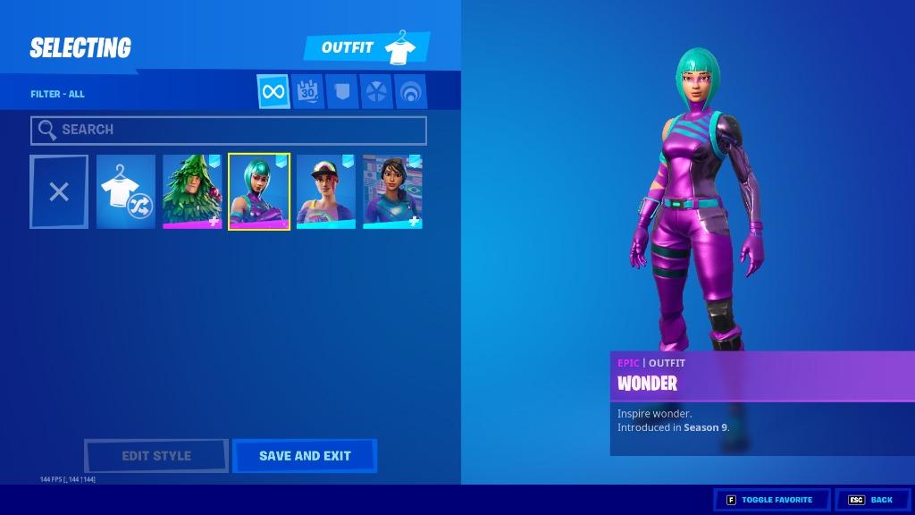 Fortnite OG Wonder Skin Account, Video Gaming, Gaming Accessories, In-Game  Products on Carousell