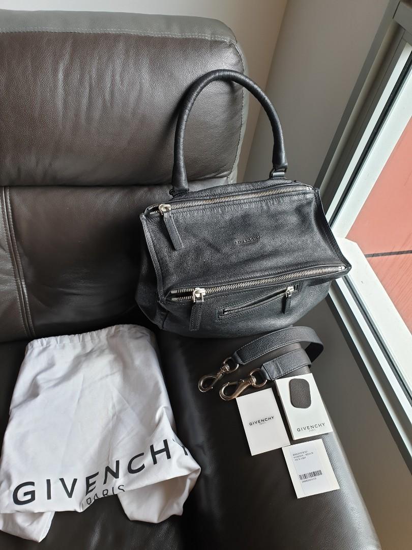 Givenchy Pandora Classic Black Medium Shoulder Handbag Luxury