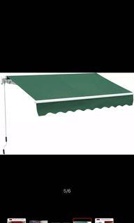 Heavy duty retractable awning