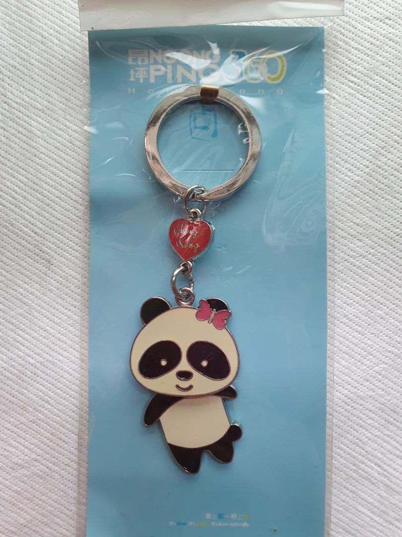 Cute on sale panda keychain