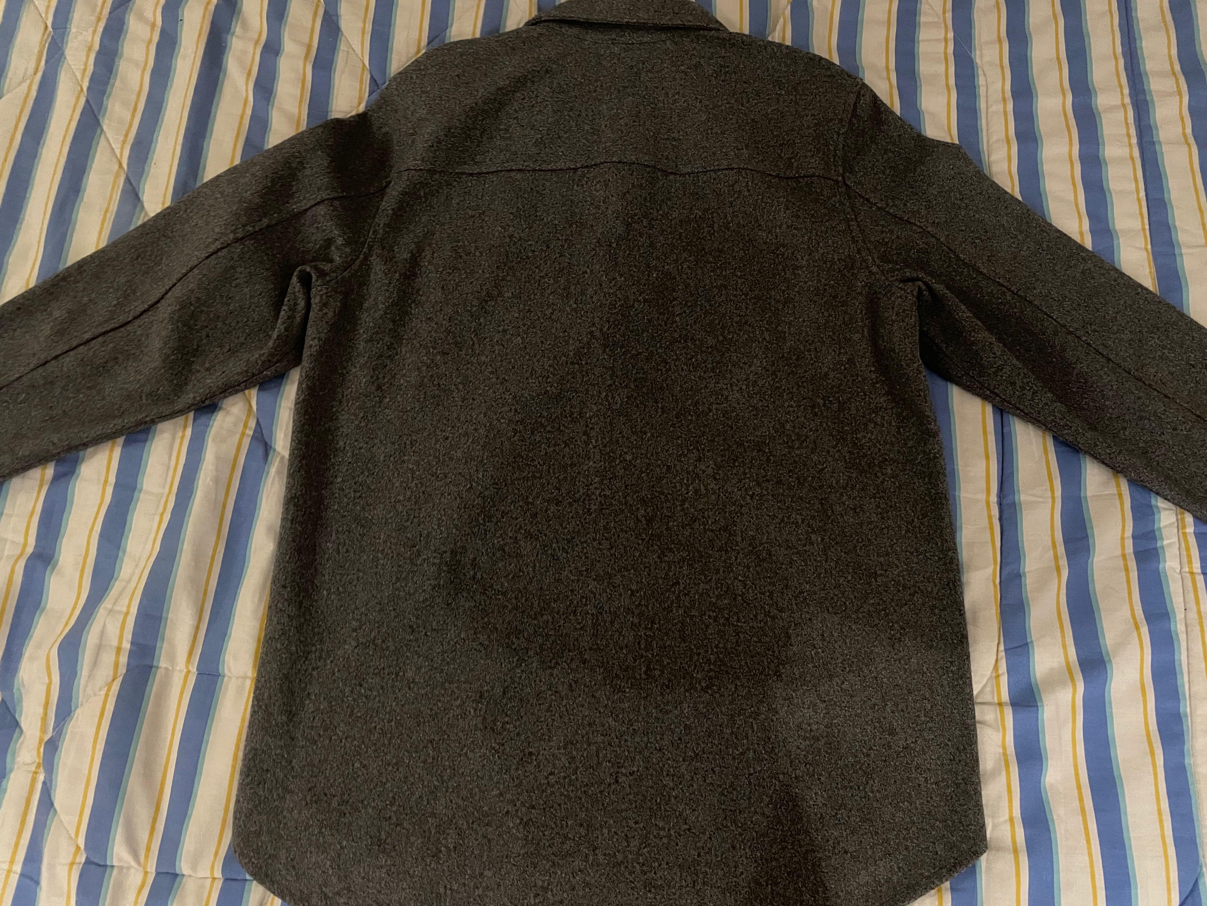 H\u0026M - Twill Shirt / Trucker Jacket Wool 