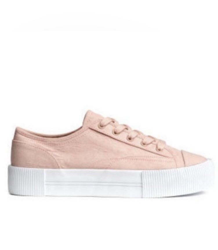 White platform hotsell sneakers h&m