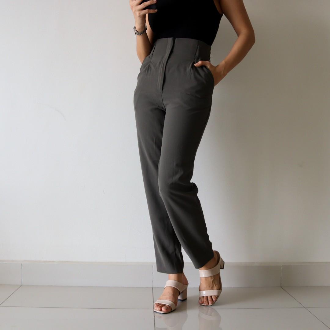 Tapered pants womens h&m discount