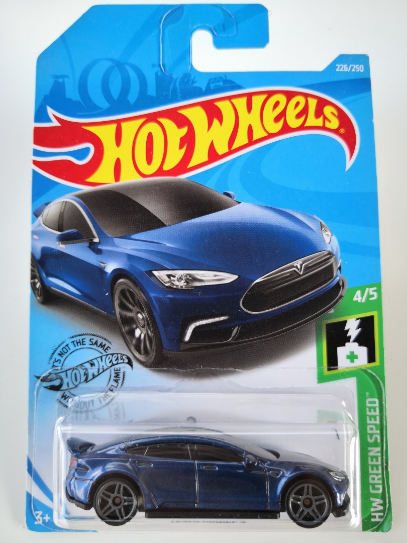Tesla Model S Hot Wheels 2019 Hw Green Speed 4/5 Mattel 